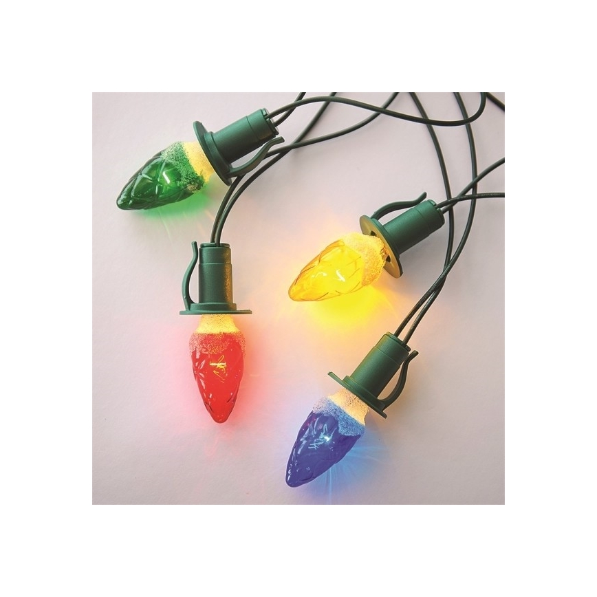 Kerst Lichtketting CONE 12XE10/10,7m gemaakt in Europa