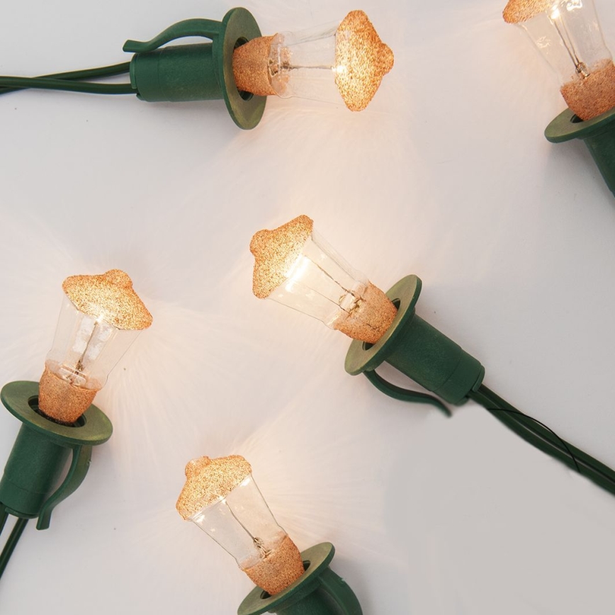 Kerst Lichtketting LANTERN 12xE10/10,7m warm wit gemaakt in Europa