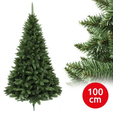 Kerstboom 100 cm zilverspar