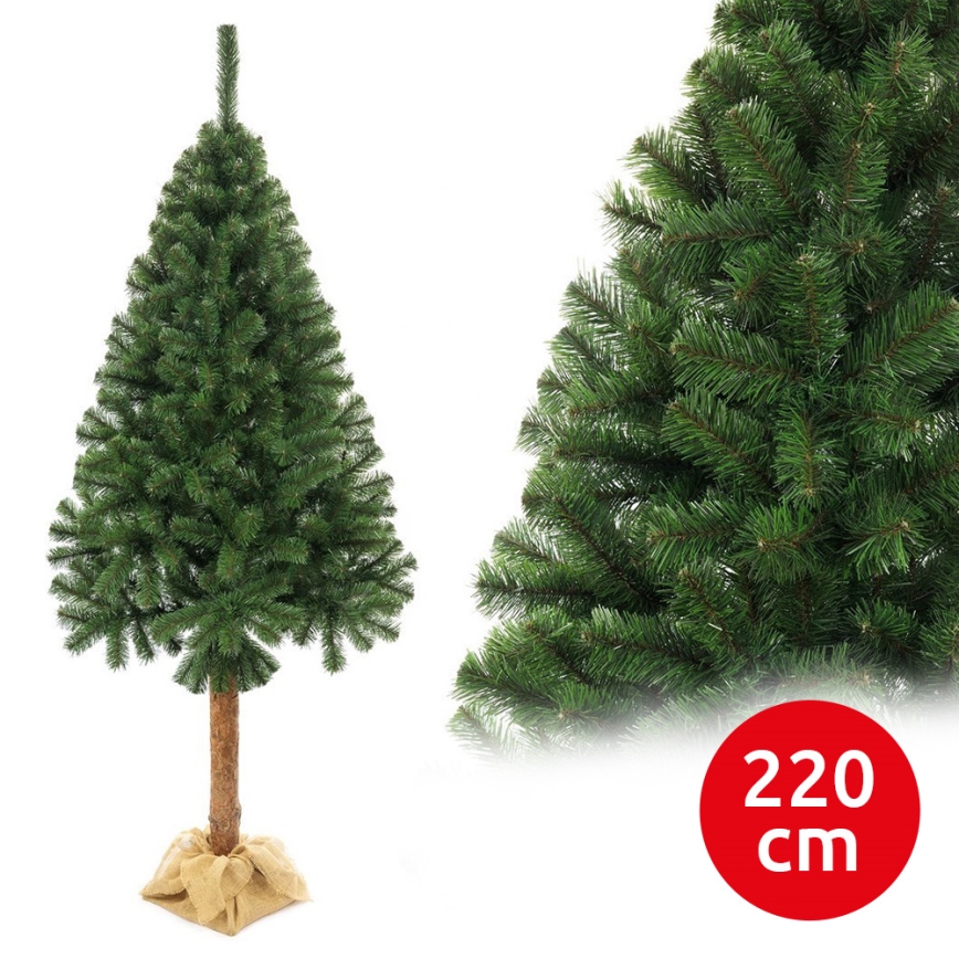 Kerstboom op een stam 220 cm spar