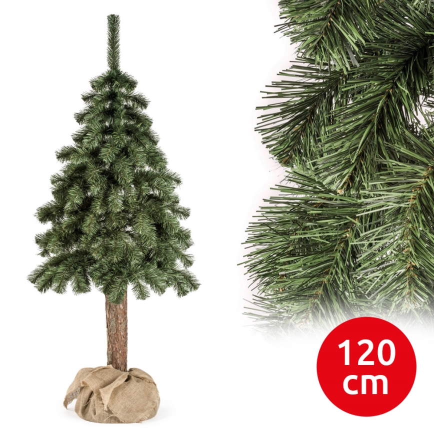 Kerstboom op een stam NATURAL 120 cm spar