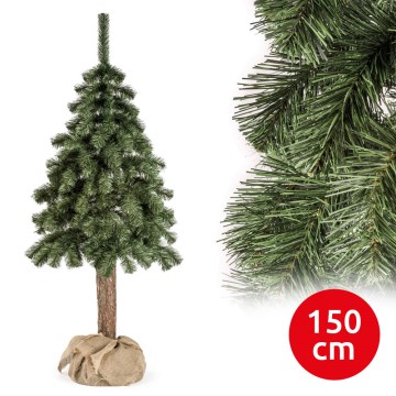 Kerstboom op een stam NATURAL 150 cm spar