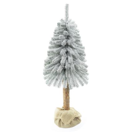Kerstboom op een stam NATURAL WITH SNOW 120 cm spar