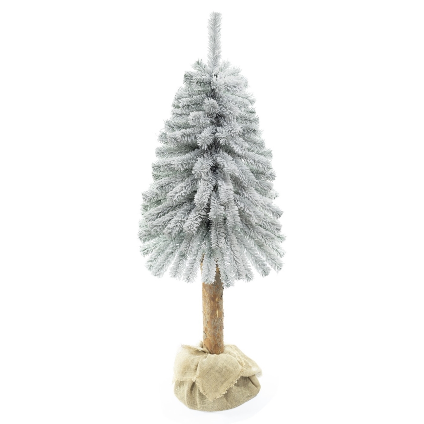 Kerstboom op een stam NATURAL WITH SNOW 120 cm spar