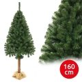 Kerstboom op stam 160 cm zilverspar