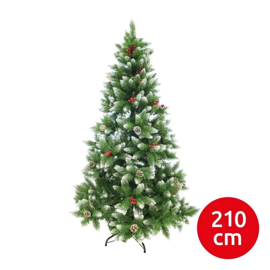 Kerstboom SNOWY 210 cm grenen