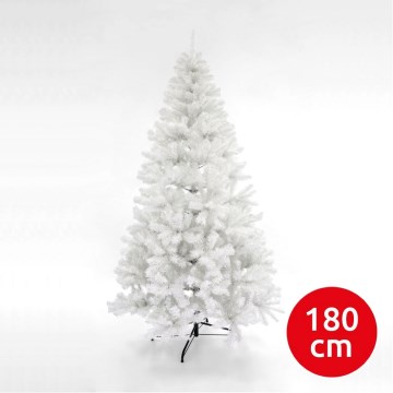 Kerstboom WIT ALASKA 180 cm spar