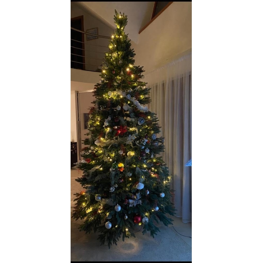Kerstboom ZILVER 320 cm sparren