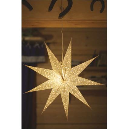 Kerstdecoratie 1xE14/25W/230V d. 60 cm zilver