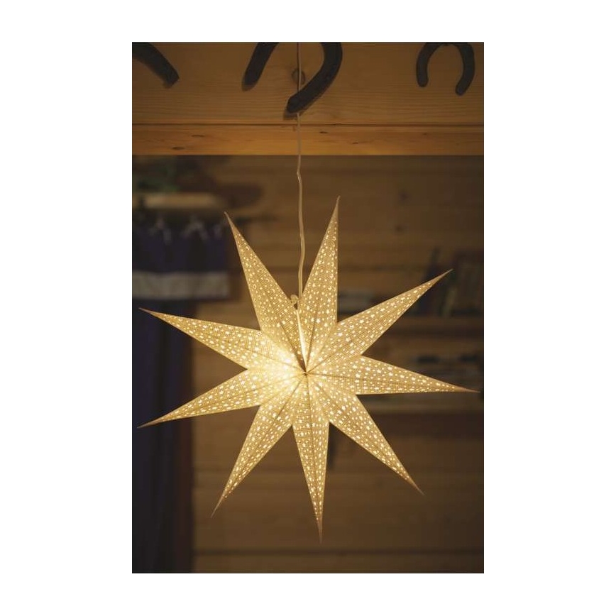 Kerstdecoratie 1xE14/25W/230V d. 60 cm zilver