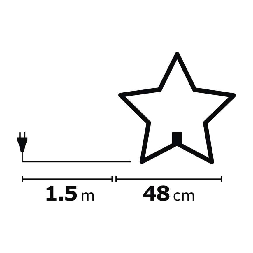Kerstversiering 1xE14/230V grijs