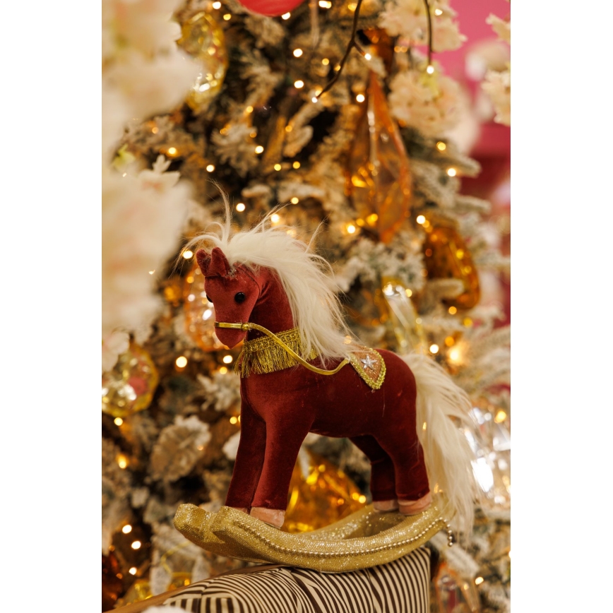 Kerstversiering 31 cm hobbelpaard