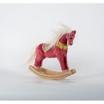Kerstversiering 31 cm hobbelpaard