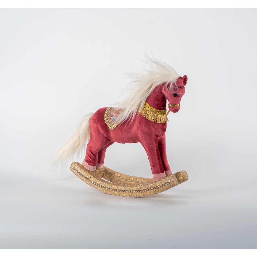 Kerstversiering 31 cm hobbelpaard