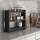 Keukenplank COSMIC 44x10 cm antraciet