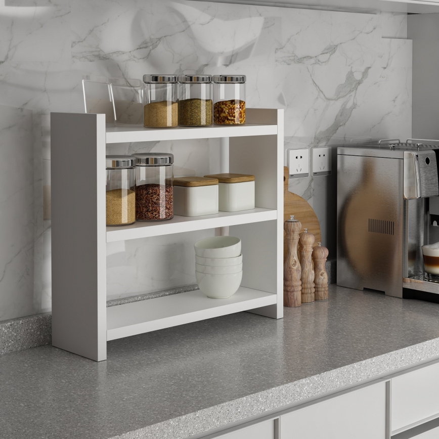 Keukenplank COSMIC 44x10 cm wit