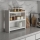 Keukenplank COSMIC 44x10 cm wit