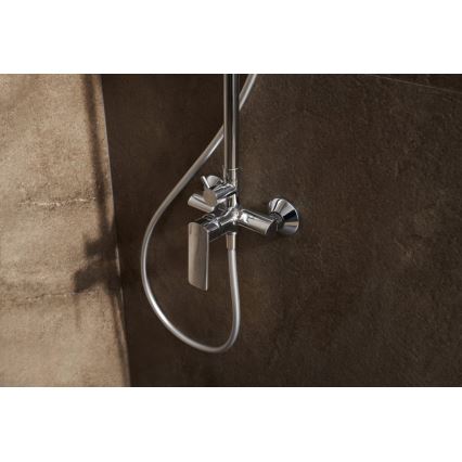 KFA Armatura 4426-910-00 - Doucheset met kraan AGAT glanzend chroom