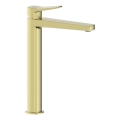 KFA Armatura 4522-712-31 - Wastafelmengkraan + afvoer MALAGA 30,3 cm geborsteld goud