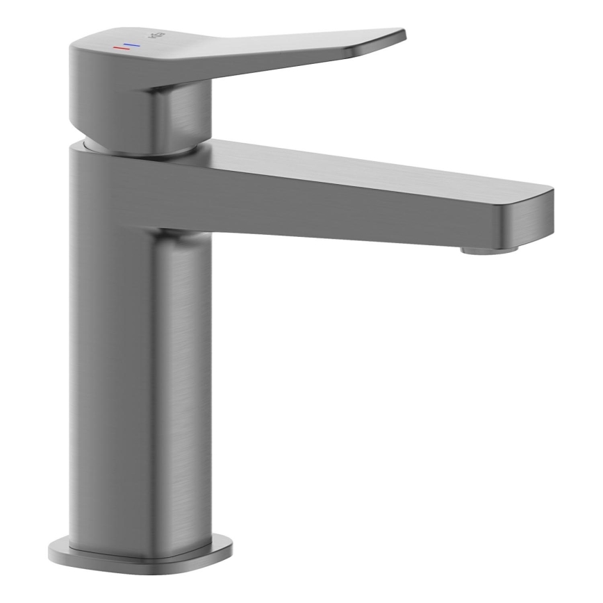 KFA Armatura 4522-815-61 - Wastafelmengkraan + uitloop MALAGA 15,9 cm metallic grijs