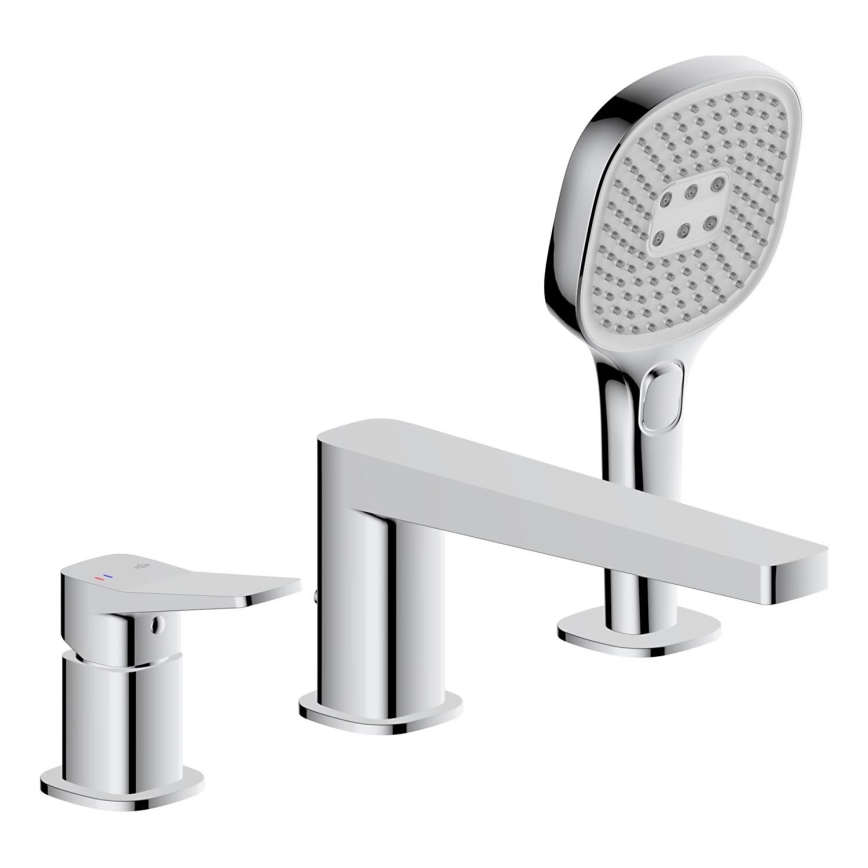 KFA Armatura 4525-210-00 - 3-gats badmengkraan MALAGA glanzend chroom