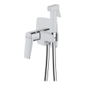 KFA Armatura 4529-512-00 - Bidetkraan met handdouche voor inbouwinstallatie MALAGA glanzend chroom