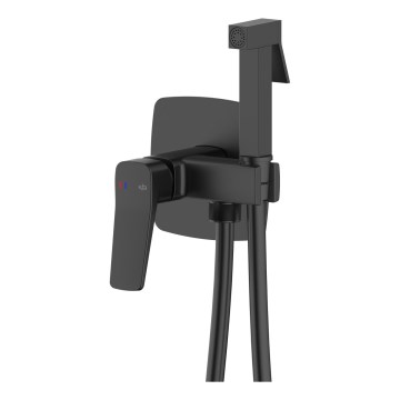 KFA Armatura 4529-512-81 - Bidetkraan met handdouche voor inbouwinstallatie MALAGA zwart
