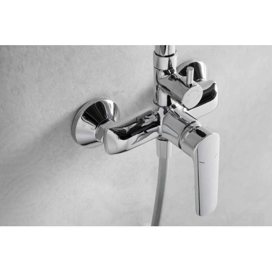 KFA Armatura 5026-910-00 - Doucheset met kraan TANZANIT glanzend chroom