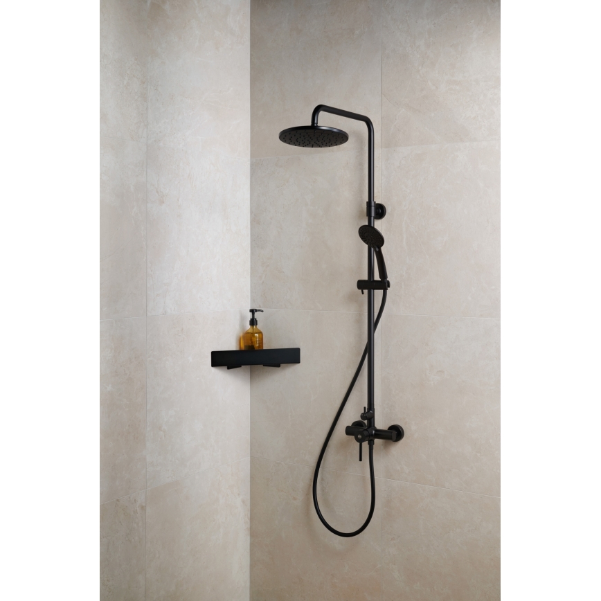 KFA Armatura 5036-910-81 - Doucheset met kraan MOZA messing/mat zwart