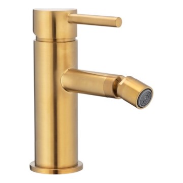 KFA Armatura 5037-015-31 - Bidetkraan + afvoer met overloop MOZA geborsteld goud