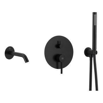 KFA Armatura 5039-401-81 - Badset met inbouwkraan MOZA mat zwart