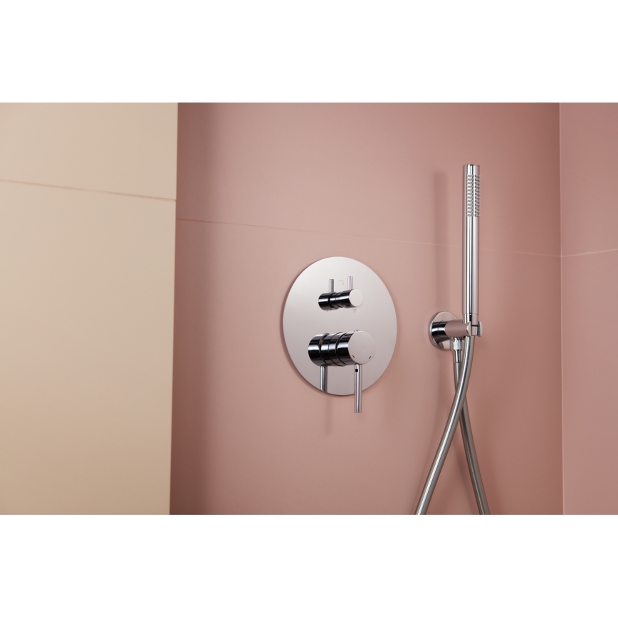 KFA Armatura 5039-501-00 - Doucheset met inbouwkraan MOZA glanzend chroom