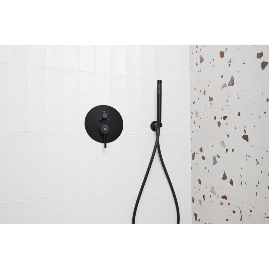 KFA Armatura 5039-501-81 - Doucheset met inbouwkraan MOZA mat zwart