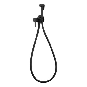 KFA Armatura 5039-512-81 - Bidetkraan met douche voor inbouwmontage MOZA mat zwart