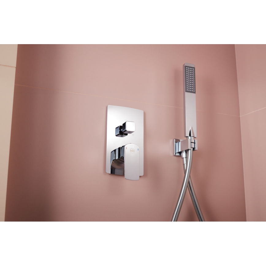 KFA Armatura 5539-511-00 - Doucheset met inbouwkraan MOKAIT glanzend chroom