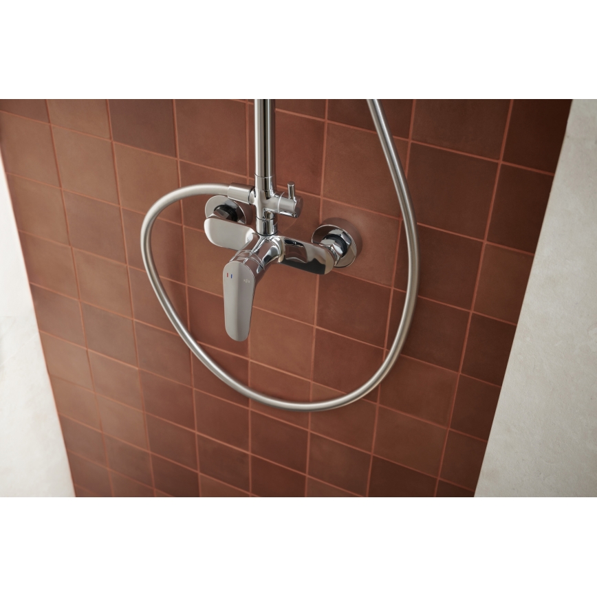 KFA Armatura 5556-910-00 - Doucheset met kraan OTAVA glanzend chroom