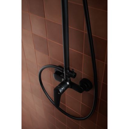 KFA Armatura 5556-910-81 - Doucheset met kraan OTAVA messing/mat zwart