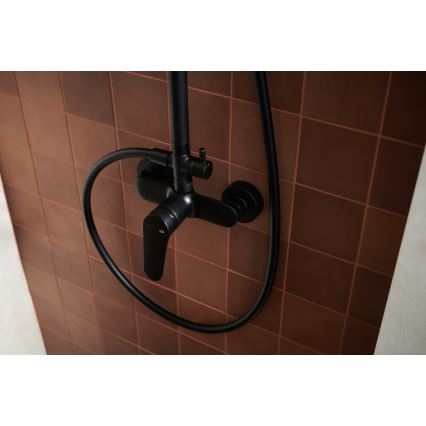 KFA Armatura 5556-910-81 - Doucheset met kraan OTAVA messing/mat zwart