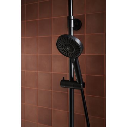 KFA Armatura 5556-910-81 - Doucheset met kraan OTAVA messing/mat zwart