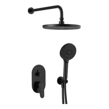 KFA Armatura 5559-501-81 - Douche set met inbouwkraan OTAVA mat zwart