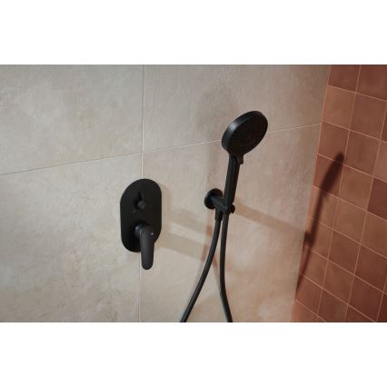 KFA Armatura 5559-501-81 - Doucheset met inbouwkraan OTAVA mat zwart