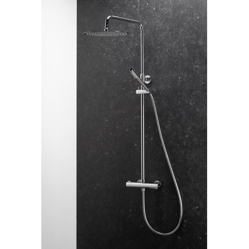 KFA Armatura 5736-920-00 - Doucheset met thermostaatkraan MOZA glanzend chroom