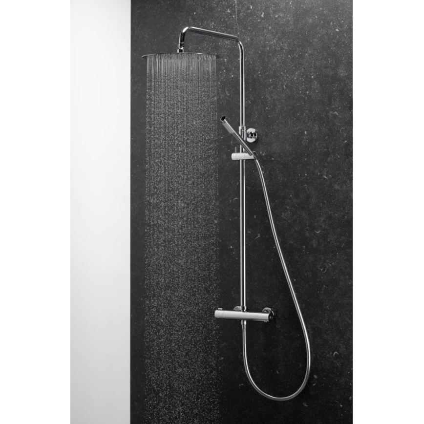 KFA Armatura 5736-920-00 - Doucheset met thermostaatkraan MOZA glanzend chroom