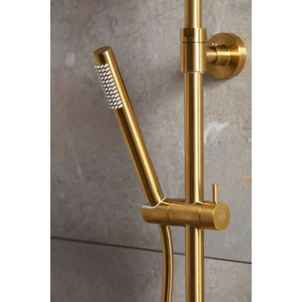 KFA Armatura 5736-920-31 - Doucheset met thermostaatkraan MOZA Grond goud