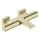 KFA Armatura 5754-010-31 - Thermostatische badmengkraan MALAGA, geborsteld goud