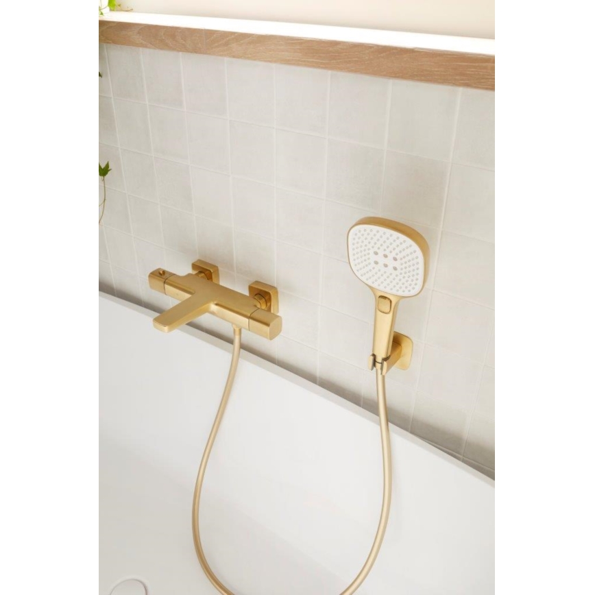 KFA Armatura 5754-010-31 - Thermostatische badmengkraan MALAGA, geborsteld goud