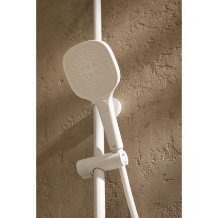 KFA Armatura 5756-910-44 - Doucheset met thermostatische mengkraan MALAGA, wit