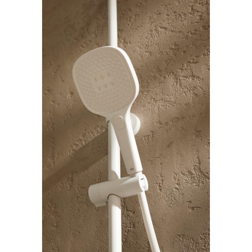 KFA Armatura 5756-910-44 - Doucheset met thermostatische mengkraan MALAGA, wit