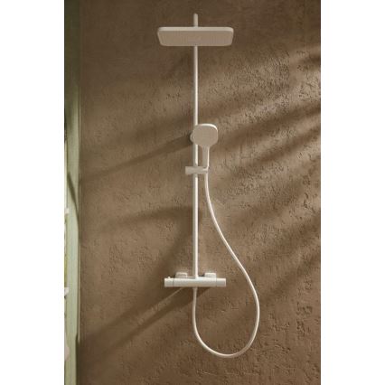 KFA Armatura 5756-910-44 - Doucheset met thermostatische mengkraan MALAGA, wit