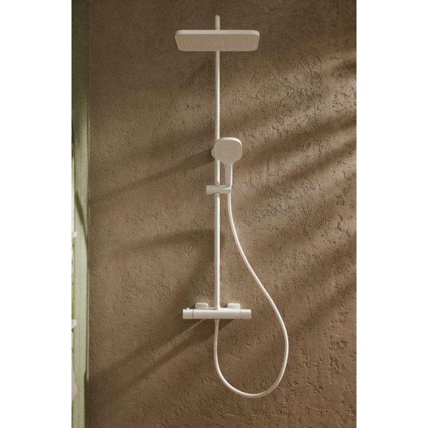 KFA Armatura 5756-910-44 - Doucheset met thermostatische mengkraan MALAGA, wit